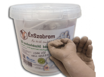 Szülő és gyermek kézfogós, páros kézszobor készítő