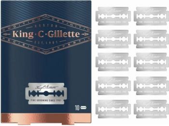 GILLETTE KING C. GILLETTE Double Edge 10 darab