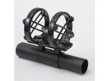 Rezgésgától mikrofonfogó Climp-ring adapterrel puska és