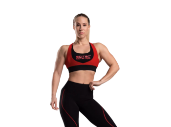 NAOMI női sportmelltartó piros XS Scitec Nutrition