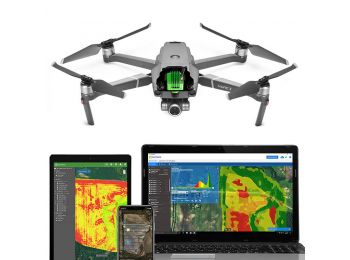 DJI Mavic 2 Enterprise Zoom + Sentera Single NDVI mezőgazda