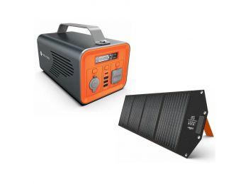 NOVOO Pro Hordozható erőmű + 100W napelem combo (230Wh/20