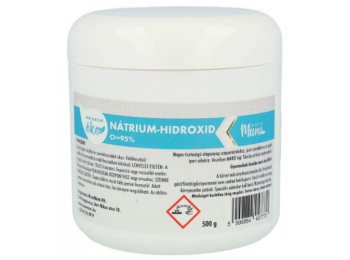 NaOH Nátrium-hidroxid pikkelyes 500g