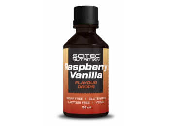Flavour Drops 10x50ml málna-vanília Scitec Nutrition