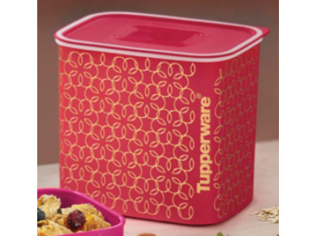 Mindennapi Szögletes 2,1 L piros-arany Tupperware