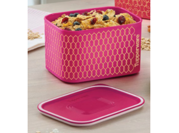 Mindennapi Szögletes 1,3 L rózsaszín-arany Tupperware