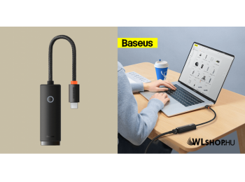 Baseus Lite külső USB-C - RJ-45 1Gbps (1000Mbps) hálózat