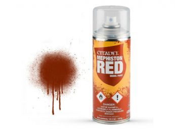 Citadel festék: Spray - Mephiston red