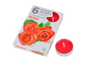 Illatos teamécses RÓZSA 6 db-os