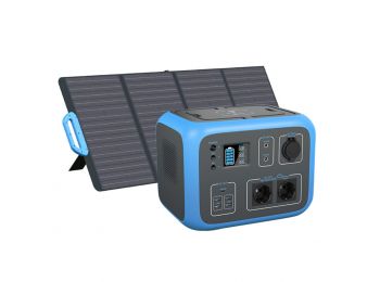 Bluetti AC50S hordozható erőmű (500Wh/300W) + PV120 napel