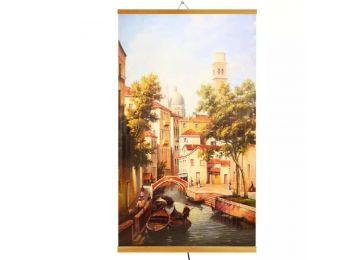 EVOKING Fali infrapanel Velence képpel 105x60 cm