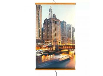 EVOKING Fali infrapanel Manhattan képpel 105x60 cm