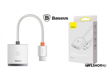 Baseus Lite Series HDMI-VGA adapter + 3.5mm audio - Fehér