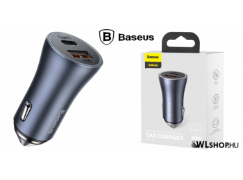 Baseus Golden Contactor Pro USB/USB-C autós töltő 40W - S