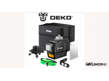 Deko Tools Lézeres vízszintező bel- és kültér 30m, 3x3