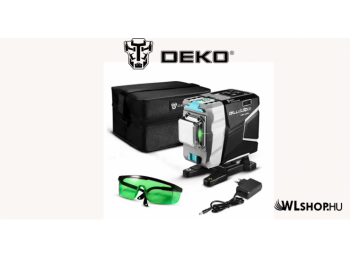 Deko Tools Lézeres vízszintező beltéri 10m, 3x360°-os z