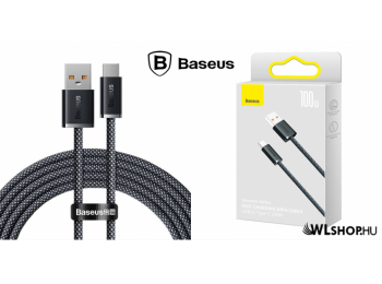 Baseus Dynamic Series USB-C adat/töltőkábel 100W 2m - Fek