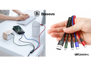 Baseus Fast 4in1 USB-C / Lightning / 2x Micro 3,5A 1,2 m USB
