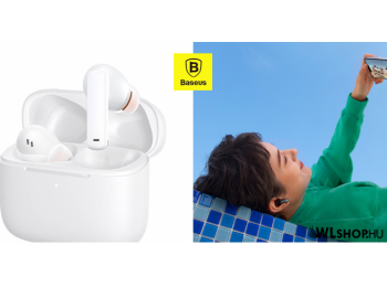 Baseus Bowie M2 TWS Bluetooth5.2 vezeték nélküli fülhallgató/headset ANC - Fehér
