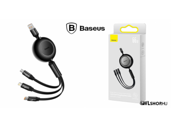 Baseus Bright Mirror 3, USB-A 3 az 1-ben kábel mikro USB / 