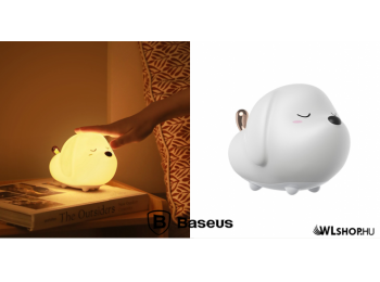 Baseus Cute kutya alakú éjjeli lámpa - Fehér
