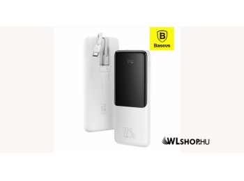 Baseus Elf 10000mAh külső akkumulátor + USB-C/Lightning k