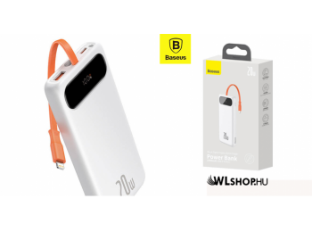 Baseus Block 10000mAh külső akkumulátor 20W + Lightning k