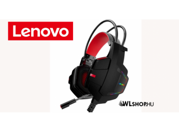 Lenovo HU85 Vezetékes gamer fejhallgató/headset - Fekete