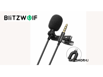 cBW-CM1 csiptethető mikrofon AUX/USB-C 1,5 m - Fekete