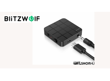 Blitzwolf BW-BL2 Bluetooth v5.0 adó/vevő - Fekete