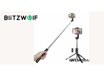 BlitzWolf BW-BS4 Bluetooth Szelfibot okostelefonhoz 3in1 - Fekete