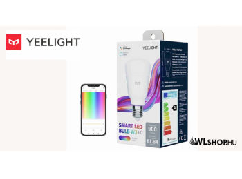 Yeelight W3 E27 intelligens LED izzó 2700K-6500K, 900 lumen (Színes)