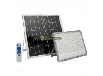 SpectrumLED NOCTIS Solaris napelemes-akkumulátoros LED reflektor, 200W, mozgásérzékelő, hidegfehér, 3évG