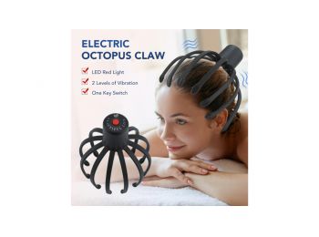 Automatikus fejmasszírozó, polip masszázs