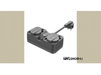 Meross Smart WiFi okos kültéri dupla elosztó IP44 10A (Ap