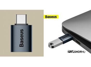 Baseus Ingenuity USB-C/USB-A 3.1 OTG adapter - Kék