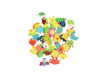 48db fa gyerek játékos hűtőmágnes szett