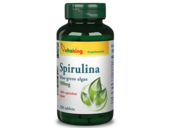 Vitaking Spirulina alga tabletta 500mg 200db