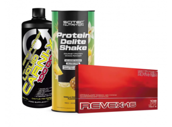 Revex-16 108 kapszula + Protein Delite Shake 700g + Liquid Carni-X 100.000 500ml Scitec Nutrition
