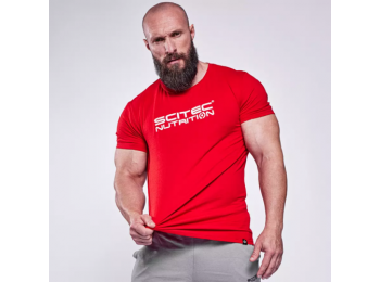 NICO férfi póló piros S Scitec Nutrition