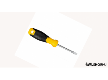 Deli Tools hornyos csavarhúzó 5x75mm - Sárga