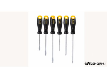 Deli Tools Csavarhúzó készlet 6db-os - Fekete