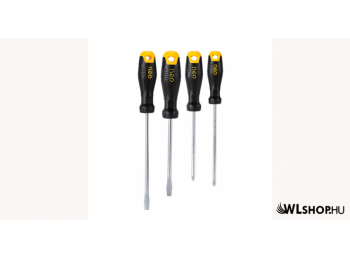 Deli Tools Csavarhúzó készlet 4db-os - Fekete