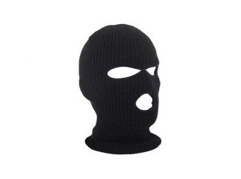 3 lyukas airsoft paintpall kommandós álarc, símaszk - vas
