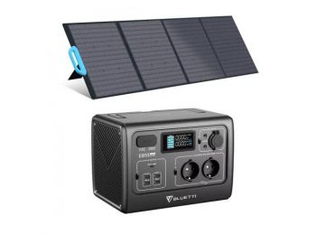 Bluetti EB55 hordozható erőmű (536 Wh/700W) + Bluetti PV1