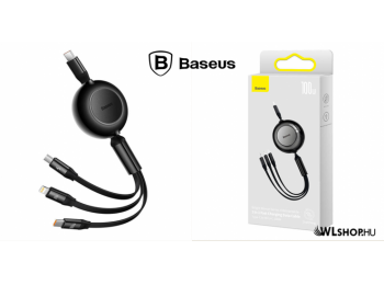 Baseus Bright Mirror 4, USB-C 3 az 1-ben kábel micro USB / 