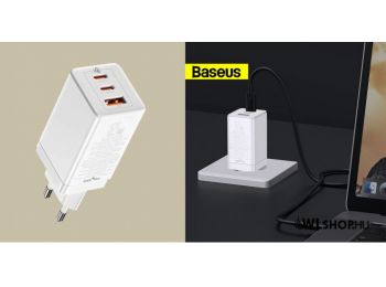 Baseus Gan3 Pro hálózati gyorstöltő 2xUSB-C + USB + USB-