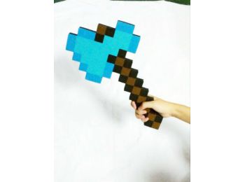 Minecraft nagy szivacs gyémánt fejsze