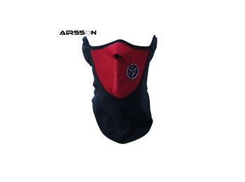 AIRSSON Motoros kerékpáros biciklis maszk - piros