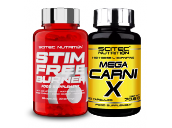 Stim Free Burner 90 kapsz. + Mega Carni-X 60 kapsz. Scitec N